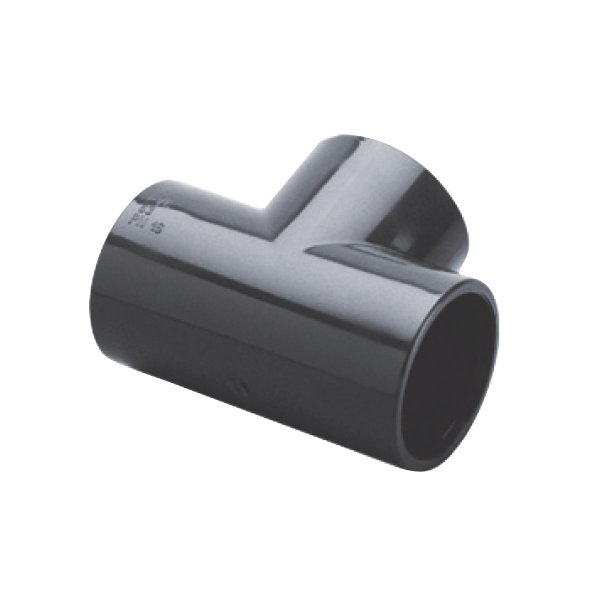 PVC T-St&uuml;ck 90&deg; mit Klebemuffen