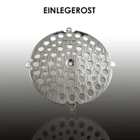 MTS Bodenablauf Einlegerost V4A Edelstahl