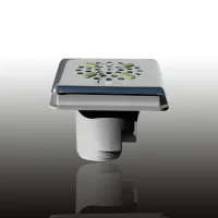 MTS Bodenablauf quadratisch ABS Edelgrau